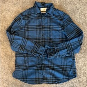 Goodfellow Flannel blue and black size large